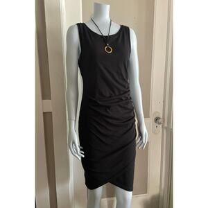 TREASURE & BOND Black Knit Tank Dress sz M